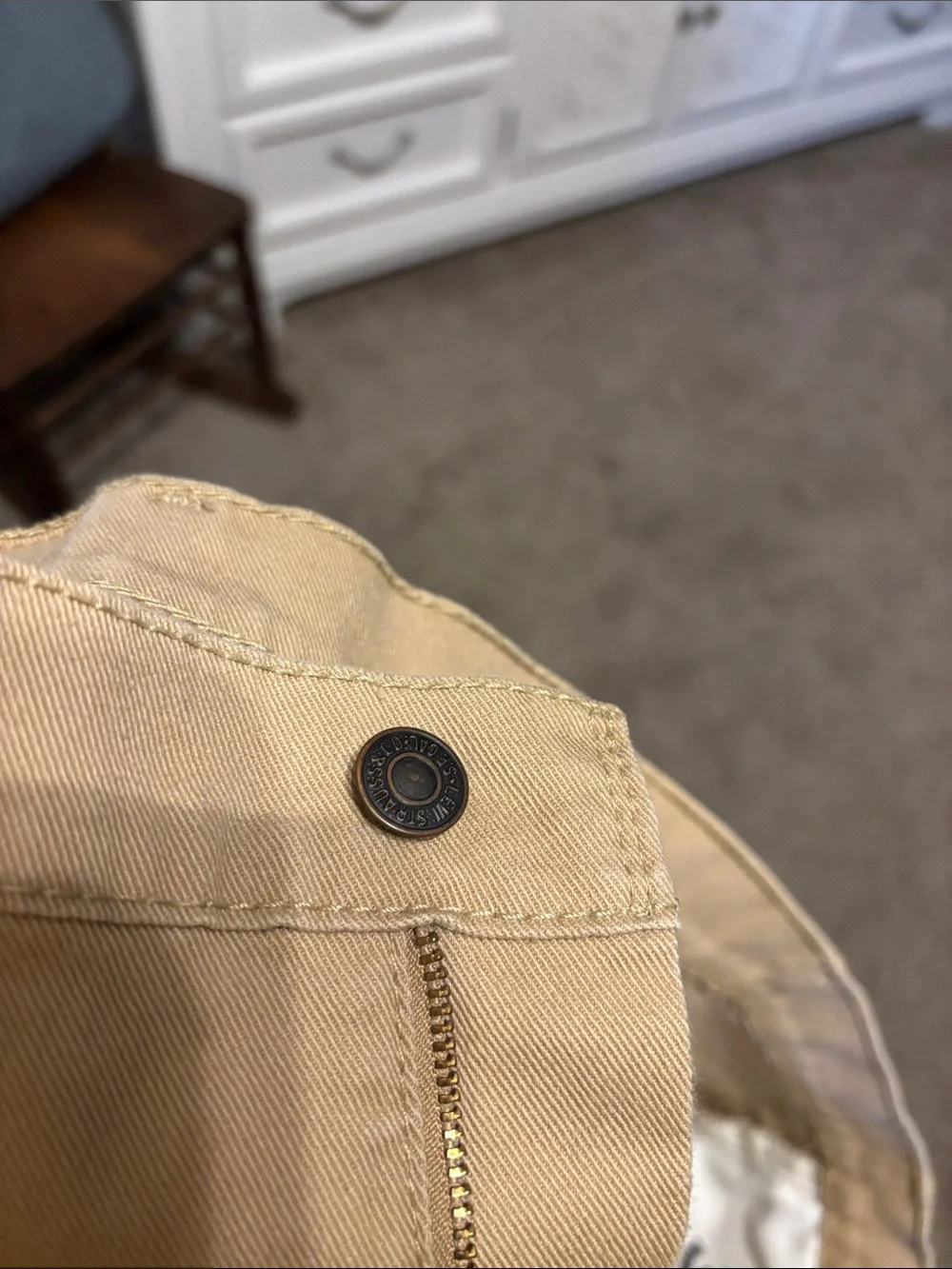 Levi's Tan Flat Front Men's Shorts